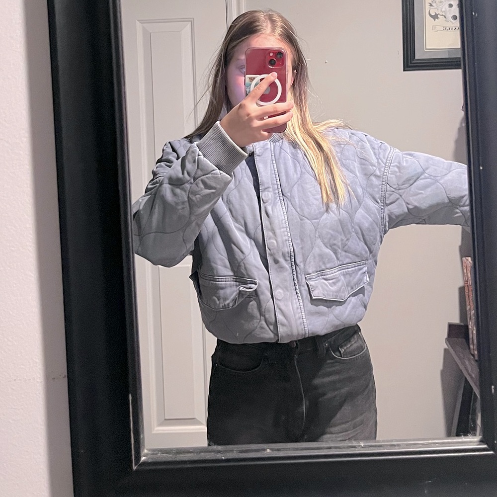Blue Bomber Jacket